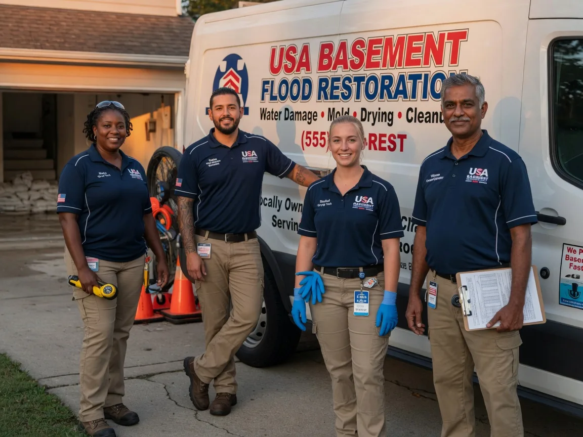 Basement Flood Cleanup company in North Henderson, IL
